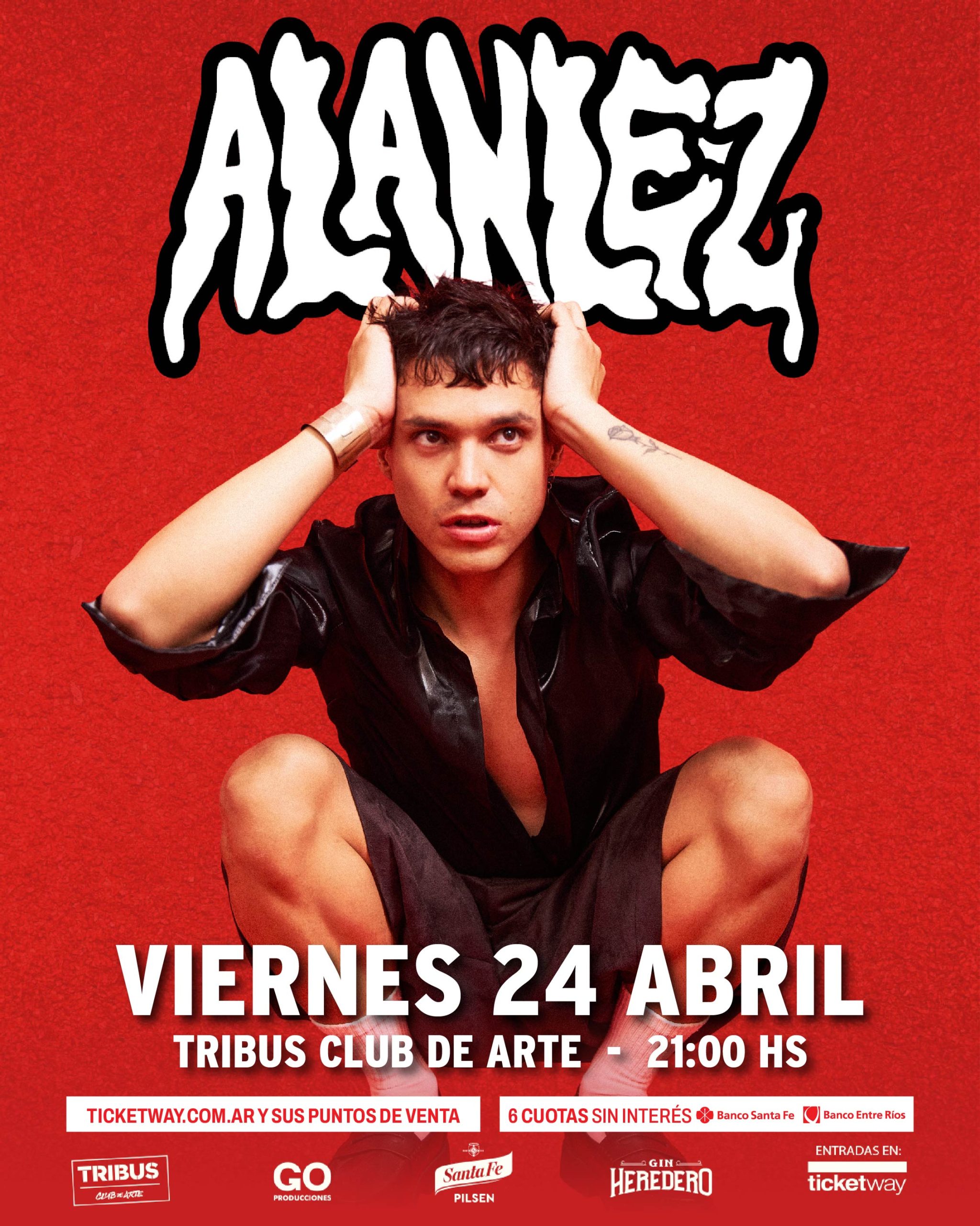 Alan Lez en Santa Fe: show en Tribus Club de Arte este 31 de marzo