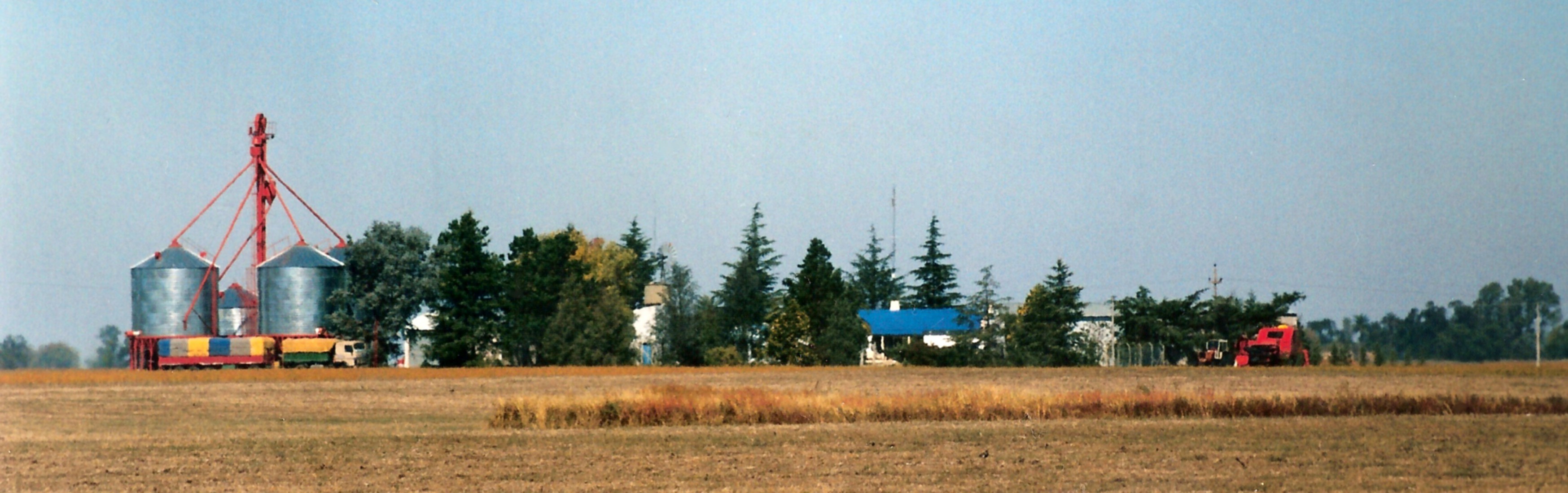 Explotación agrícola en el partido de Junín, Argentina.