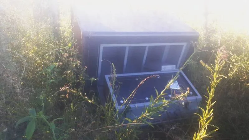 Hallan caja fuerte vacía y violentada junto a la Ruta Nacional 34