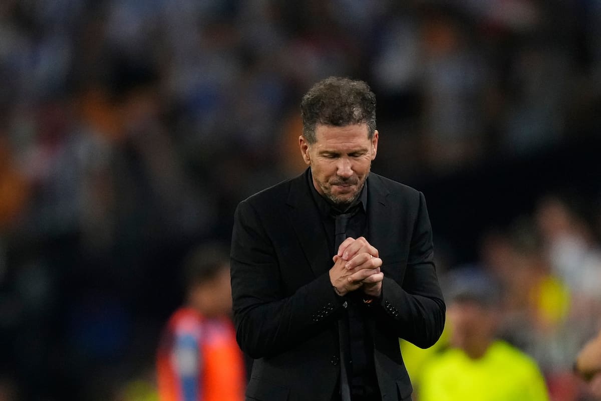 La derrota de Simeone en la Copa del Rey deja a Atlético con la Champions como tabla de salvación