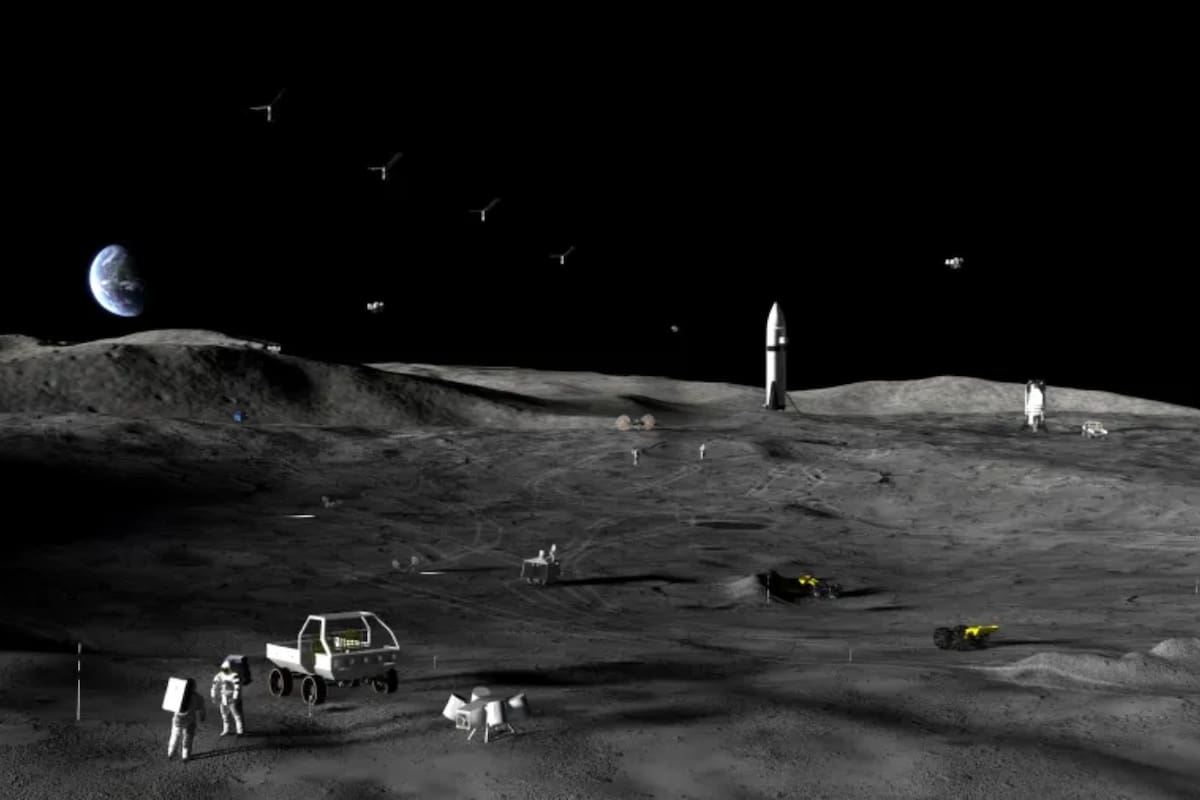 La NASA presenta plan para una base lunar permanente en el Polo Sur hacia 2032