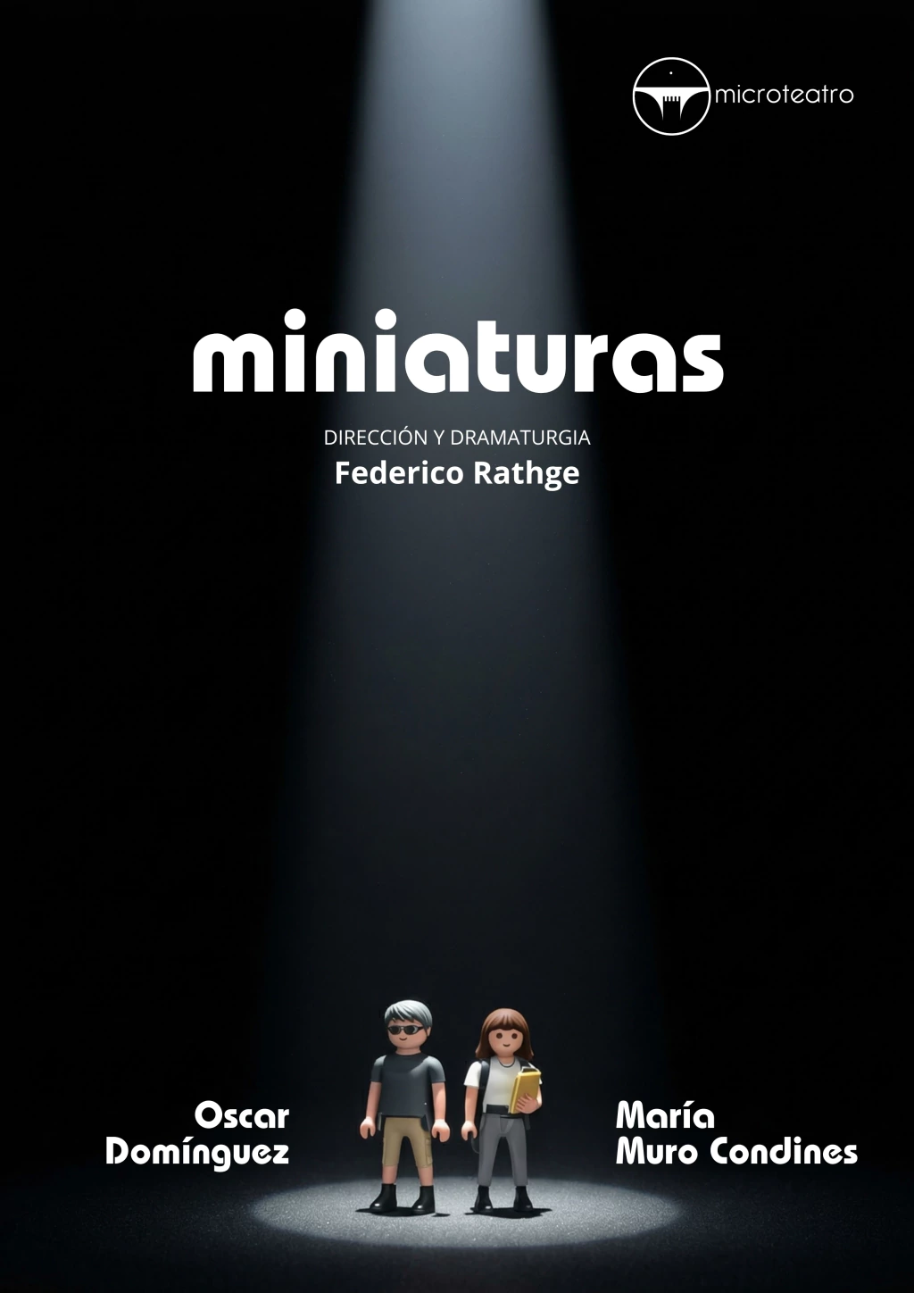 Microteatro Rosario estrena «Miniaturas», teatro a oscuras en formato breve