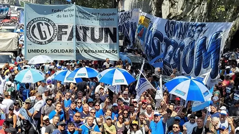 Paro nacional docente universitario del 26 al 30 de mayo por la Ley de Financiamiento