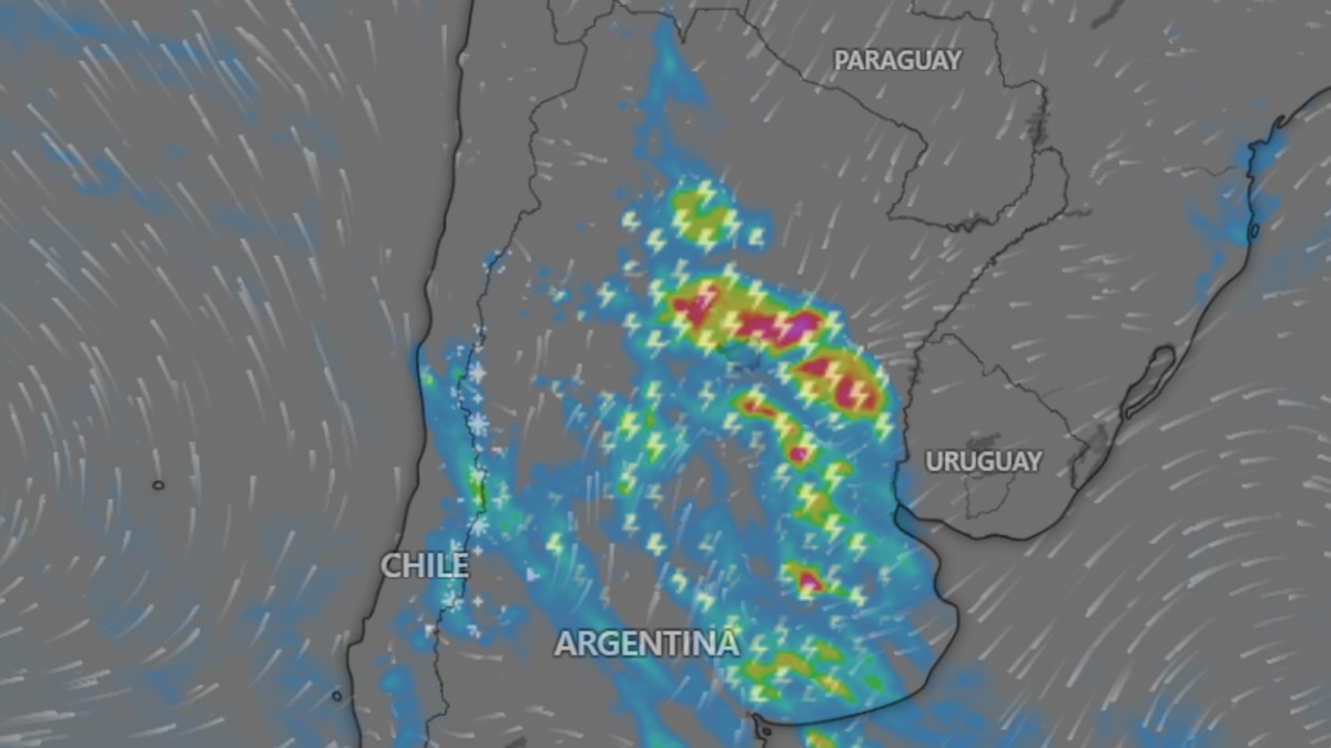 SMN emite alertas naranjas y amarillas por tormentas y vientos fuertes