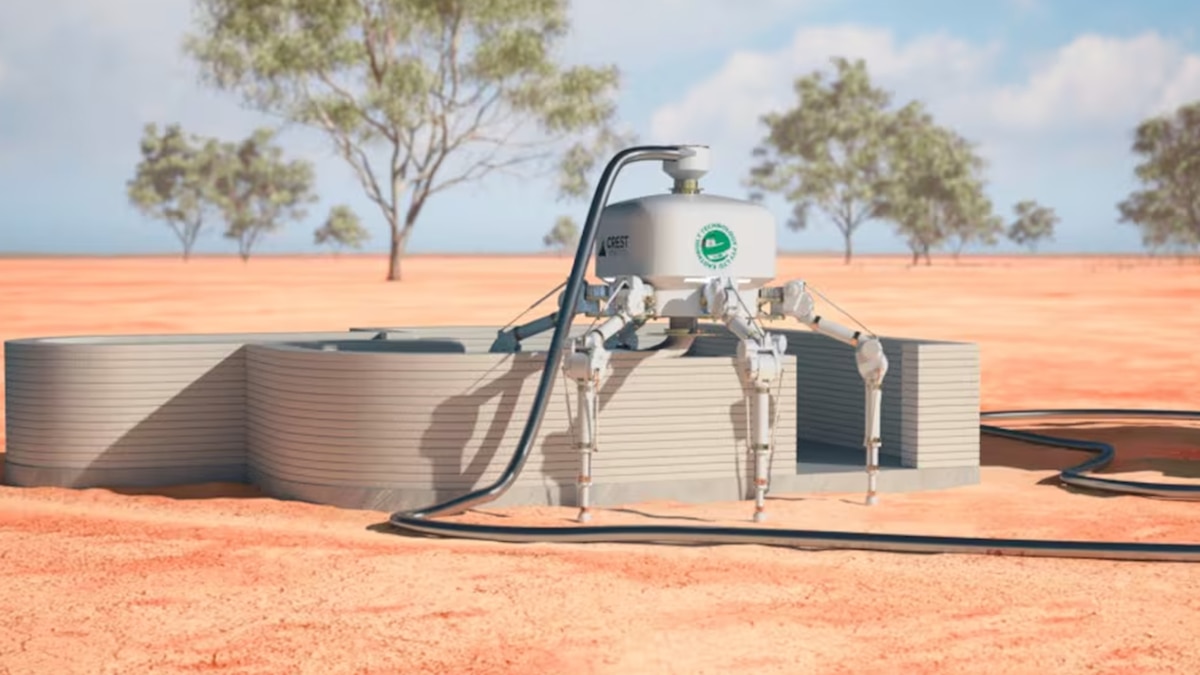 Un robot araña imprime casas de 200 m² en 24 horas: qué significa para Argentina