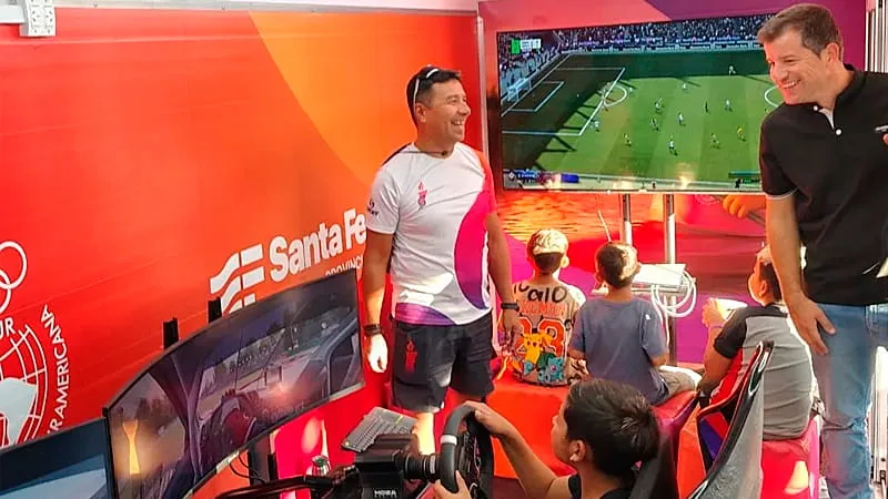 Villa Gobernador Gálvez vivió la antesala del Fan Fest de los Juegos Sudamericanos