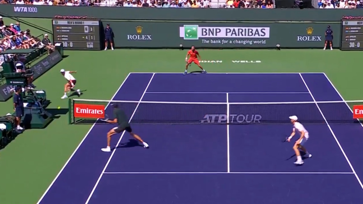 Zeballos y Granollers brillaron en Indian Wells con un punto memorable